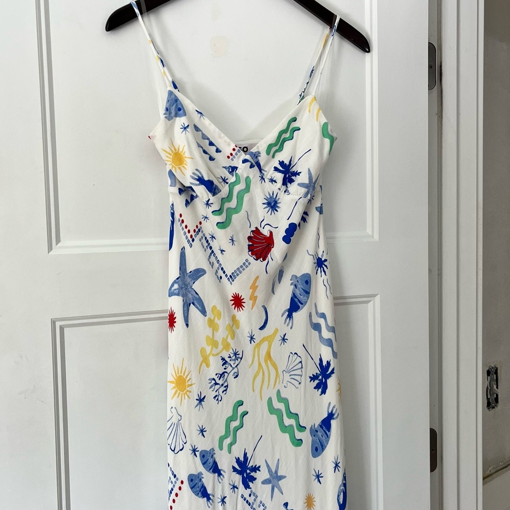 Ocean Patterned Sun Dress